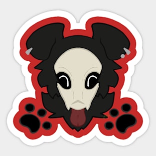 Skull puppy Sticker